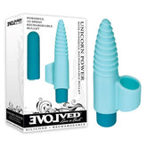 Evolved Unicorn Power Finger Stimulator - Blue